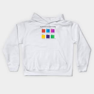 The color of your aura and its colors. Kids Hoodie